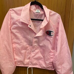Champion Pink Varsity Jacket